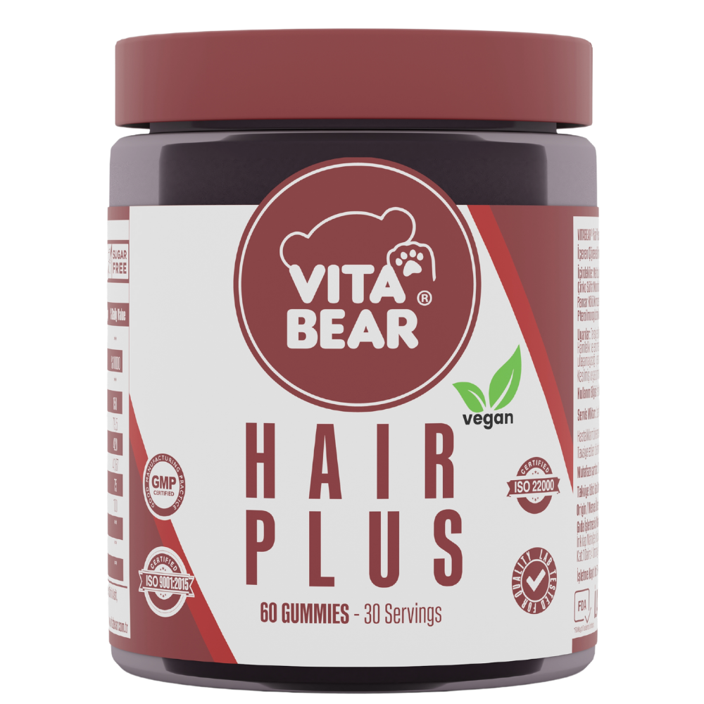 Vita Bear Hair Plus Vegan Saç Vitamini